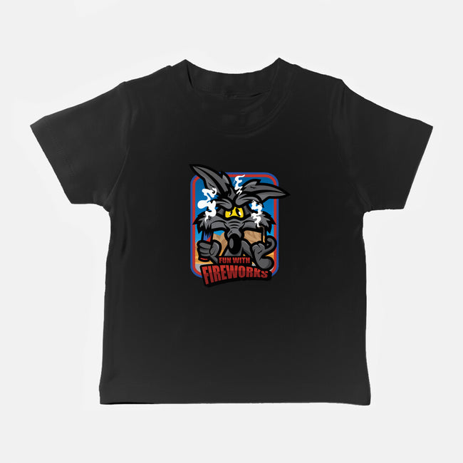 Fun With Fireworks-Baby-Basic-Tee-jrberger