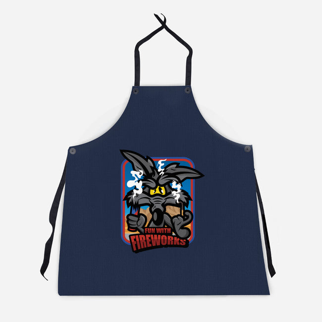 Fun With Fireworks-Unisex-Kitchen-Apron-jrberger