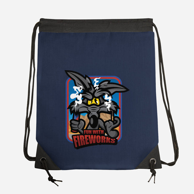 Fun With Fireworks-None-Drawstring-Bag-jrberger