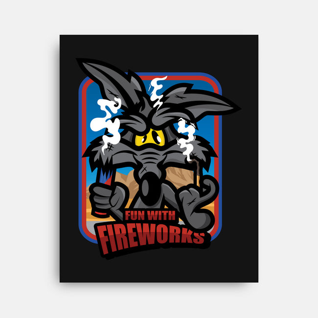 Fun With Fireworks-None-Stretched-Canvas-jrberger
