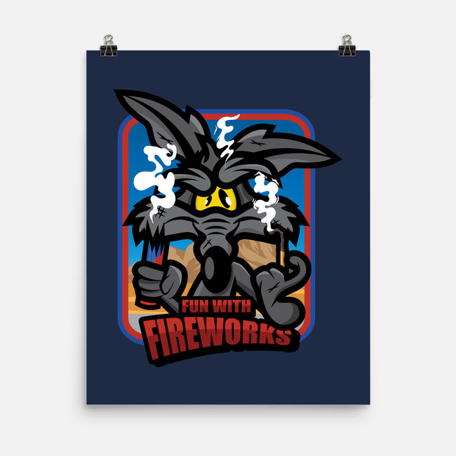 Fun With Fireworks-None-Matte-Poster-jrberger