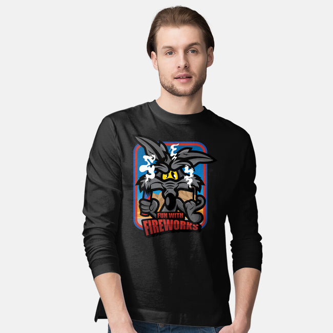 Fun With Fireworks-Mens-Long Sleeved-Tee-jrberger