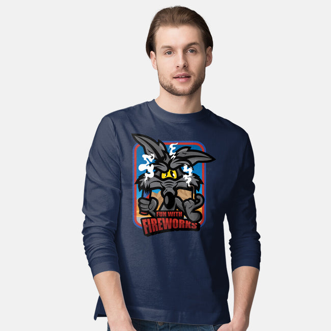 Fun With Fireworks-Mens-Long Sleeved-Tee-jrberger