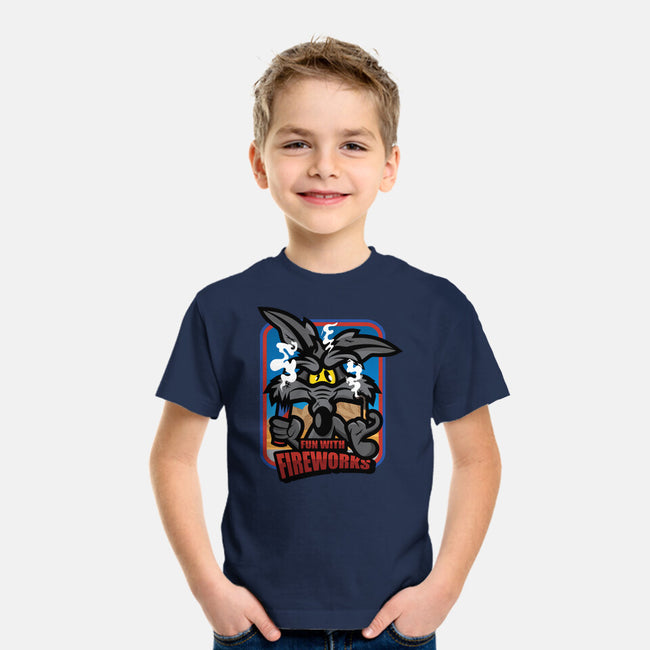 Fun With Fireworks-Youth-Basic-Tee-jrberger