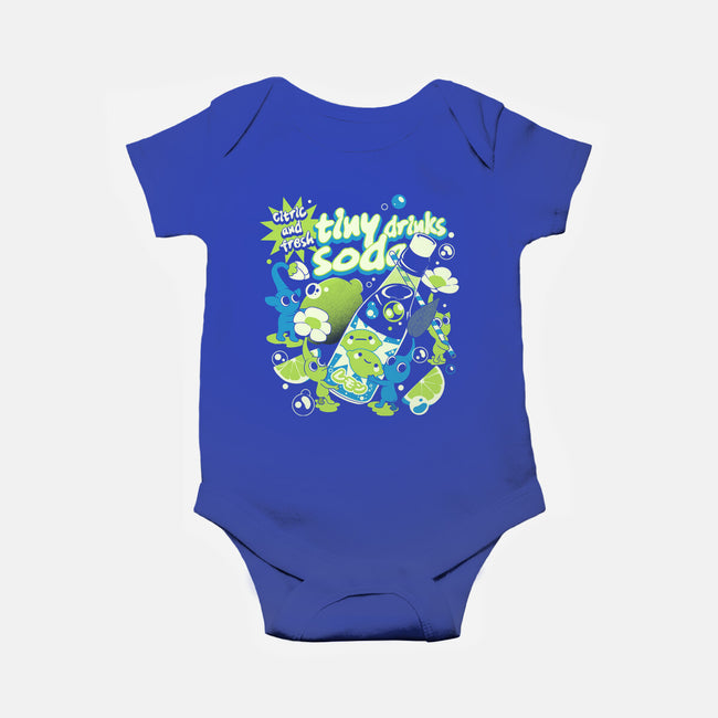 Tiny Drinks Soda-Baby-Basic-Onesie-ilustrata