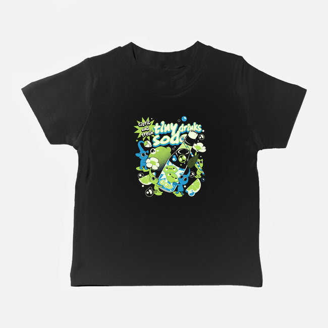 Tiny Drinks Soda-Baby-Basic-Tee-ilustrata