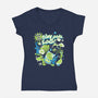 Tiny Drinks Soda-Womens-V-Neck-Tee-ilustrata