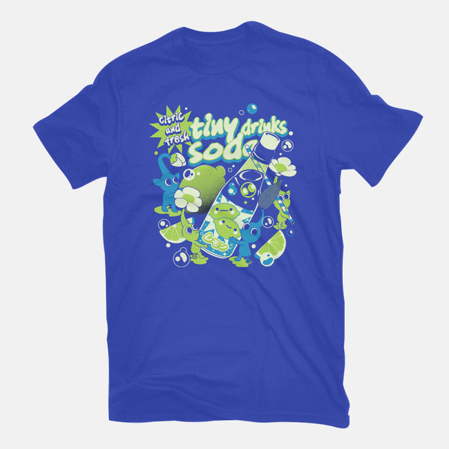 Tiny Drinks Soda-Womens-Fitted-Tee-ilustrata