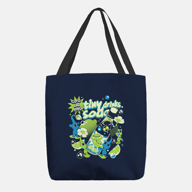 Tiny Drinks Soda-None-Basic Tote-Bag-ilustrata