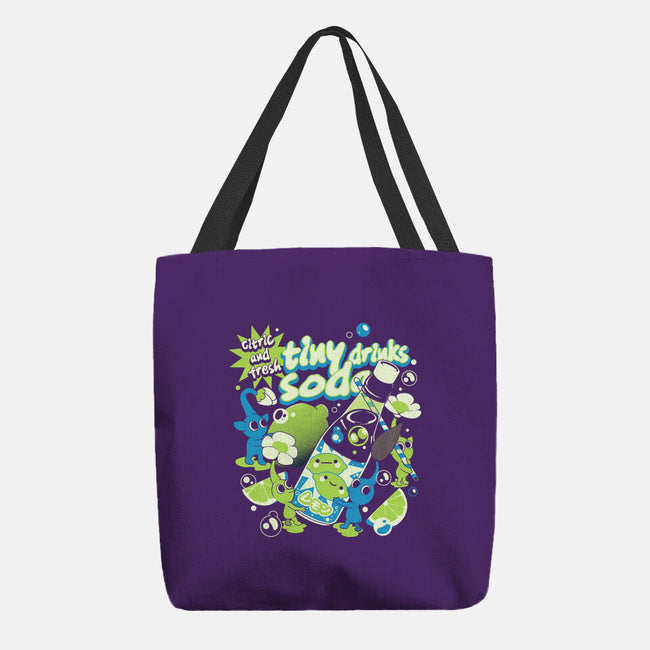 Tiny Drinks Soda-None-Basic Tote-Bag-ilustrata