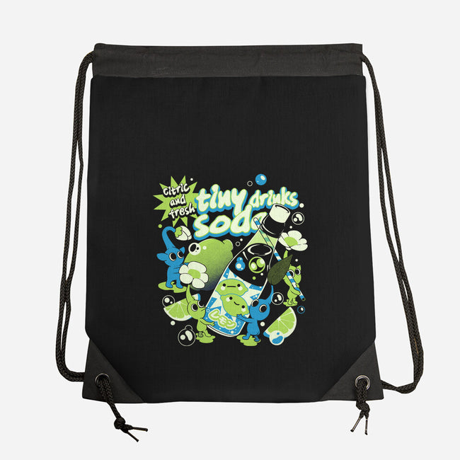 Tiny Drinks Soda-None-Drawstring-Bag-ilustrata