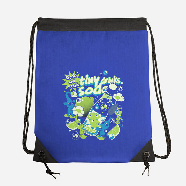 Tiny Drinks Soda-None-Drawstring-Bag-ilustrata