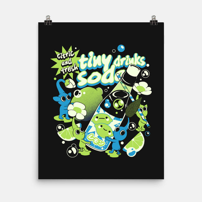 Tiny Drinks Soda-None-Matte-Poster-ilustrata