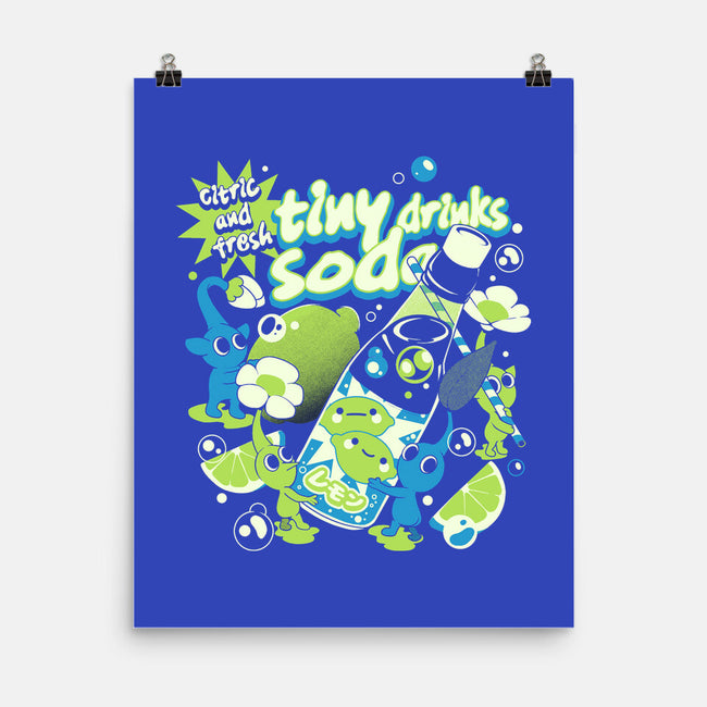 Tiny Drinks Soda-None-Matte-Poster-ilustrata