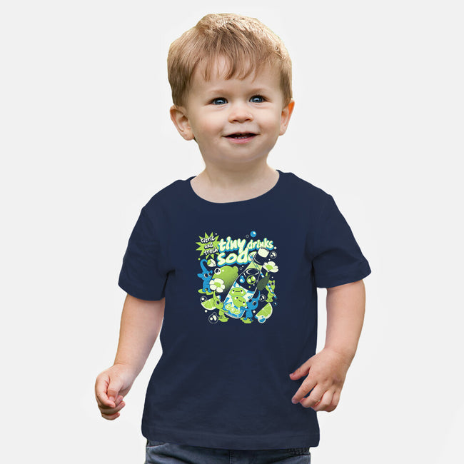Tiny Drinks Soda-Baby-Basic-Tee-ilustrata
