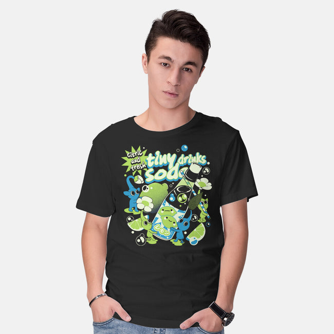 Tiny Drinks Soda-Mens-Basic-Tee-ilustrata