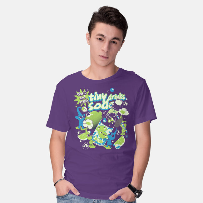 Tiny Drinks Soda-Mens-Basic-Tee-ilustrata