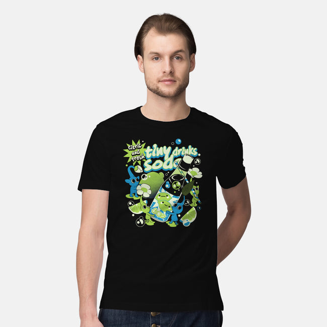 Tiny Drinks Soda-Mens-Premium-Tee-ilustrata