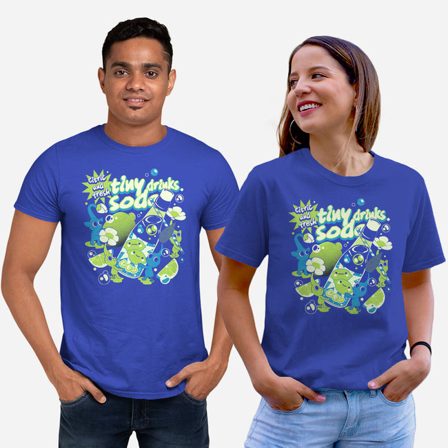 Tiny Drinks Soda-Unisex-Basic-Tee-ilustrata