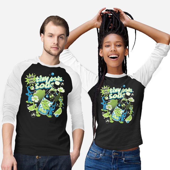 Tiny Drinks Soda-Unisex-Baseball-Tee-ilustrata