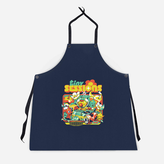Tiny Sessions-Unisex-Kitchen-Apron-ilustrata