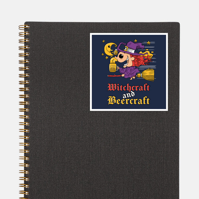 Witchcraft And Beercraft-None-Glossy-Sticker-imisko