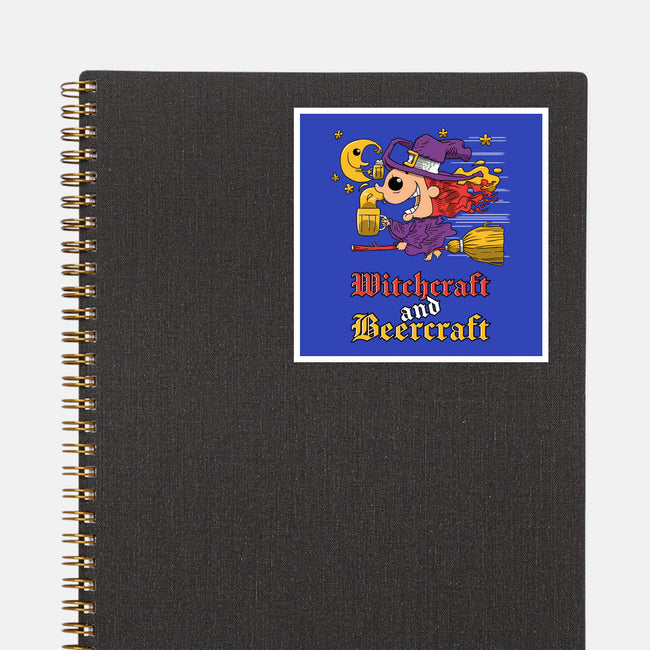 Witchcraft And Beercraft-None-Glossy-Sticker-imisko