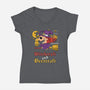 Witchcraft And Beercraft-Womens-V-Neck-Tee-imisko