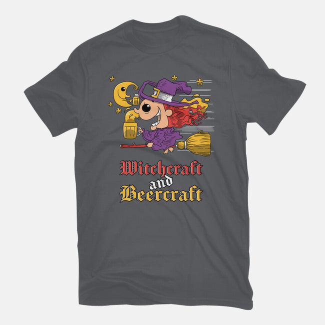 Witchcraft And Beercraft-Womens-Fitted-Tee-imisko