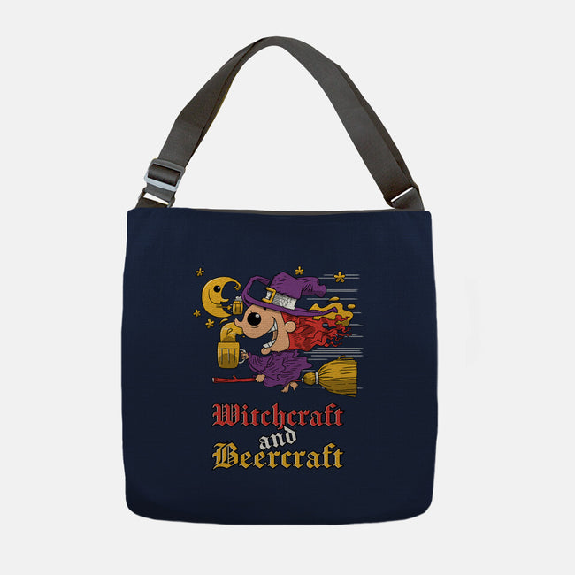 Witchcraft And Beercraft-None-Adjustable Tote-Bag-imisko