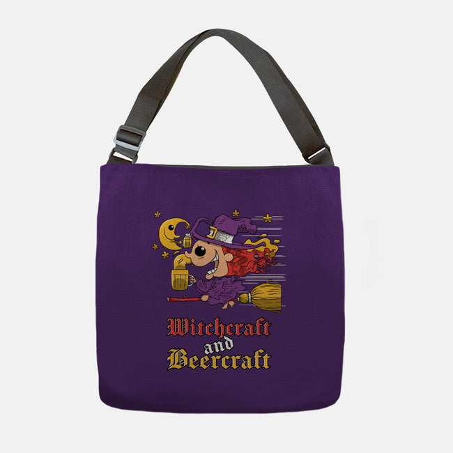 Witchcraft And Beercraft-None-Adjustable Tote-Bag-imisko
