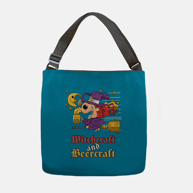 Witchcraft And Beercraft-None-Adjustable Tote-Bag-imisko