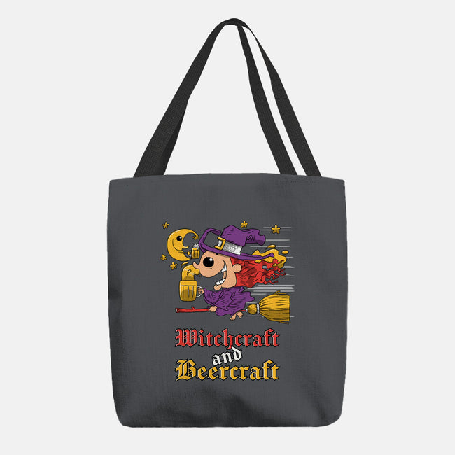 Witchcraft And Beercraft-None-Basic Tote-Bag-imisko