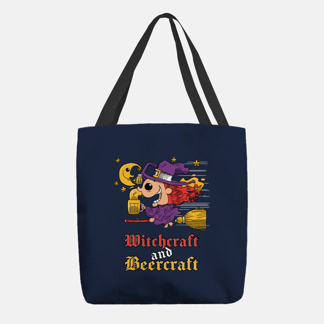 Witchcraft And Beercraft-None-Basic Tote-Bag-imisko