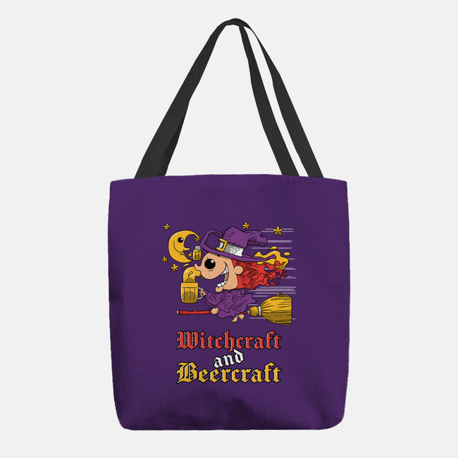 Witchcraft And Beercraft-None-Basic Tote-Bag-imisko