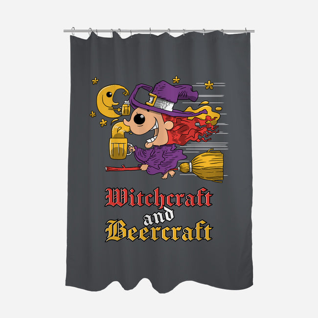 Witchcraft And Beercraft-None-Polyester-Shower Curtain-imisko