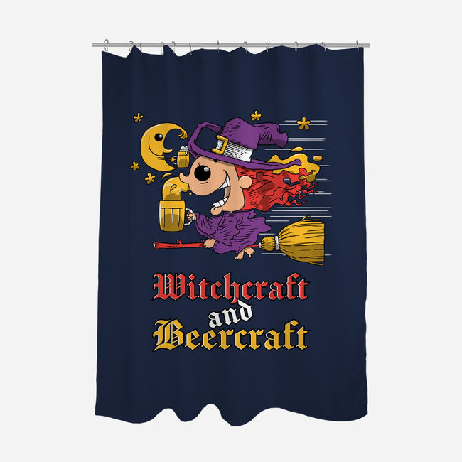 Witchcraft And Beercraft-None-Polyester-Shower Curtain-imisko