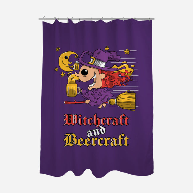Witchcraft And Beercraft-None-Polyester-Shower Curtain-imisko