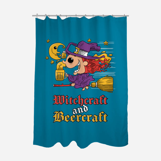Witchcraft And Beercraft-None-Polyester-Shower Curtain-imisko