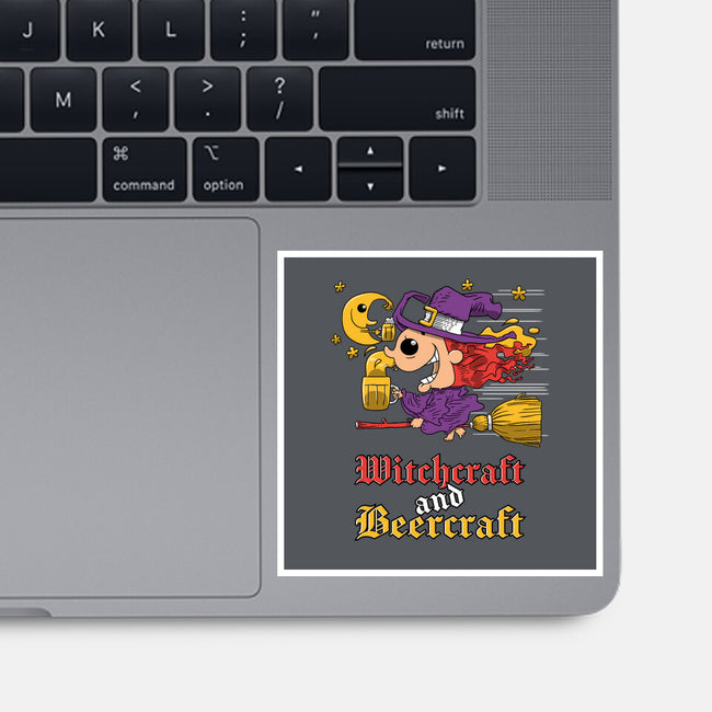 Witchcraft And Beercraft-None-Glossy-Sticker-imisko