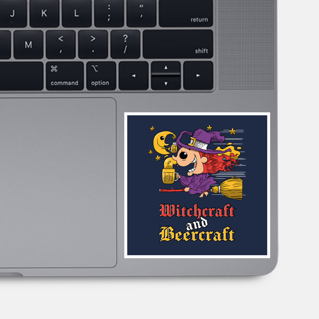 Witchcraft And Beercraft-None-Glossy-Sticker-imisko
