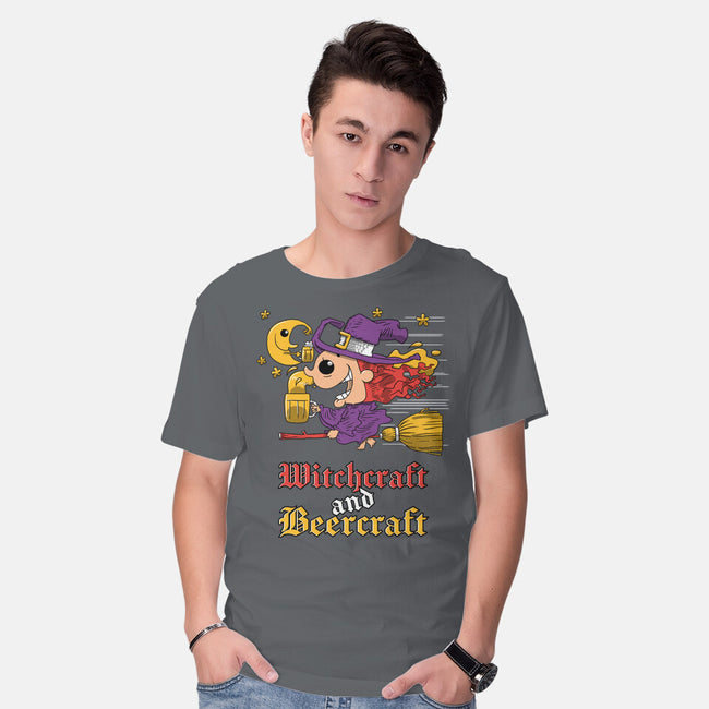 Witchcraft And Beercraft-Mens-Basic-Tee-imisko