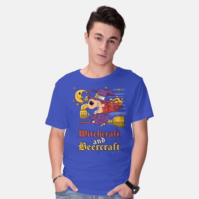 Witchcraft And Beercraft-Mens-Basic-Tee-imisko