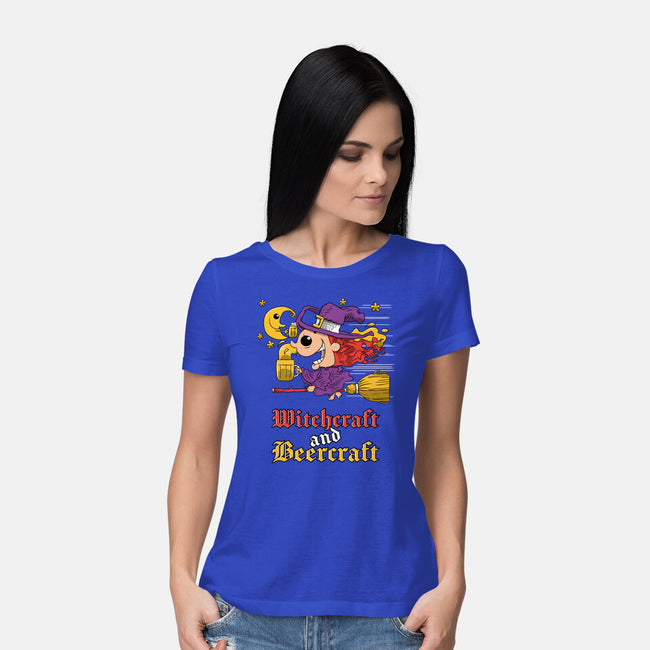 Witchcraft And Beercraft-Womens-Basic-Tee-imisko