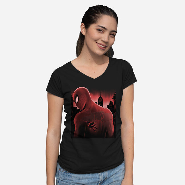 Beyond Amazing-Womens-V-Neck-Tee-rmatix
