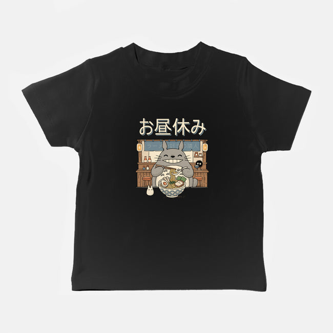 Lunch Break Spirit-Baby-Basic-Tee-GODZILLARGE
