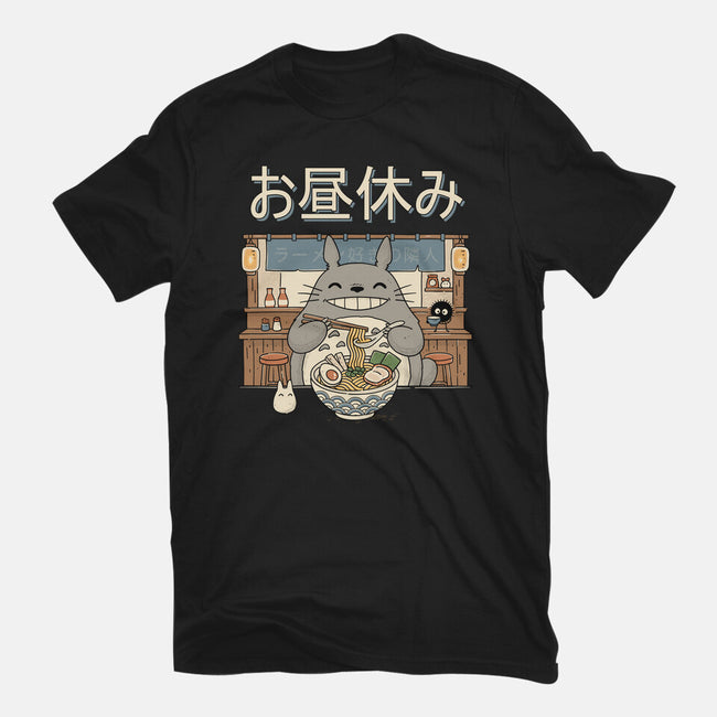 Lunch Break Spirit-Womens-Basic-Tee-GODZILLARGE