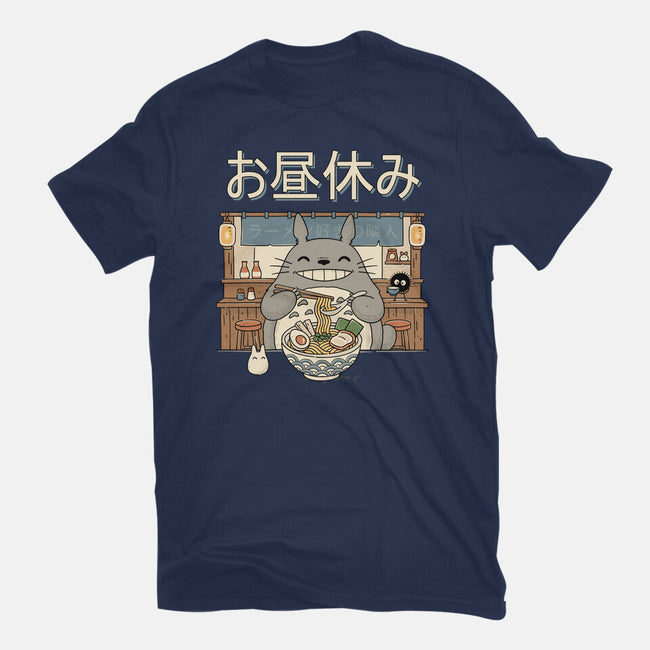 Lunch Break Spirit-Mens-Basic-Tee-GODZILLARGE