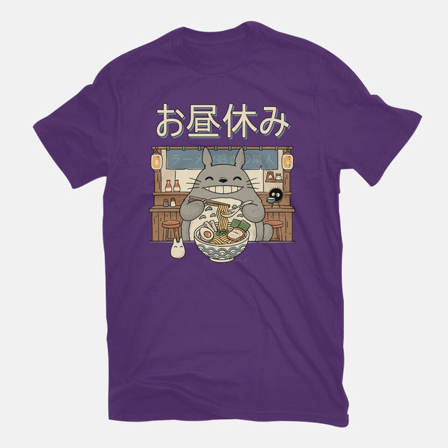 Lunch Break Spirit-Womens-Fitted-Tee-GODZILLARGE