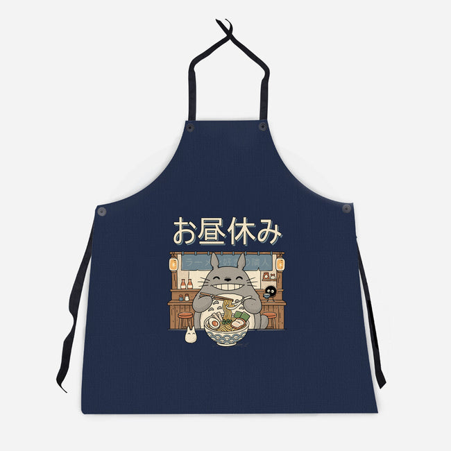 Lunch Break Spirit-Unisex-Kitchen-Apron-GODZILLARGE